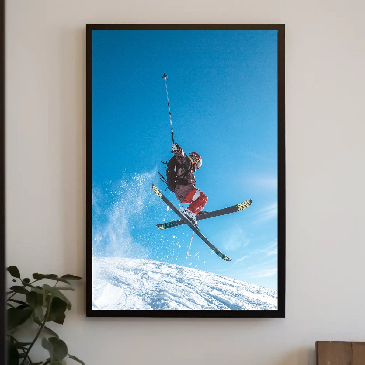 Skiing Adventure Poster