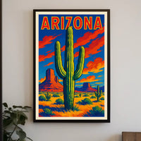Arizona Desert Landscape Poster