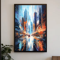 Futuristic Urban Energy Futuristic Sci-Fi Poster