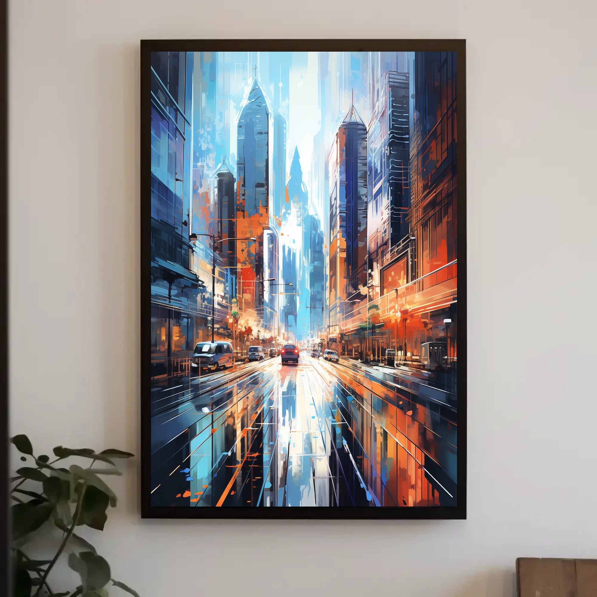 Futuristic Urban Energy Futuristic Sci-Fi Poster