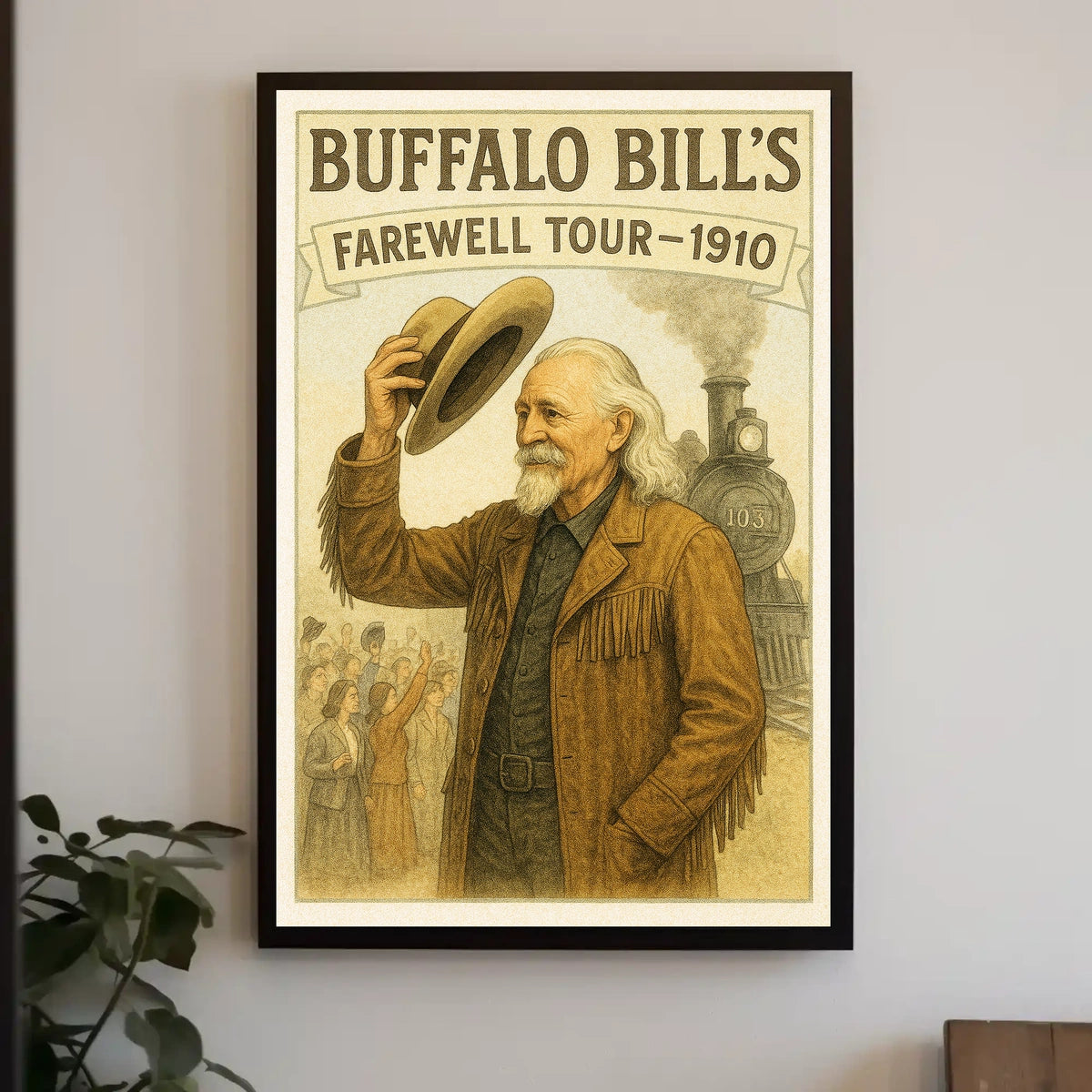 Buffalo Bill's Farewell Tour 1910 Poster