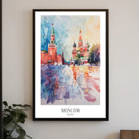 Vibrant Moscow Poster PosterGoat