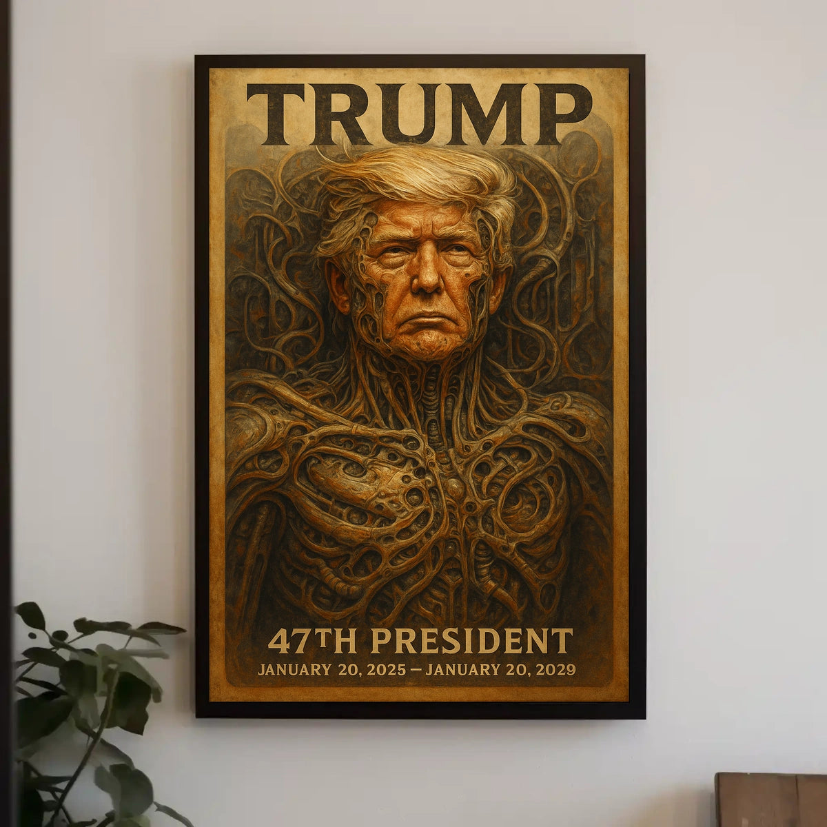 Donald Trump The Cybernetic Patriot Poster