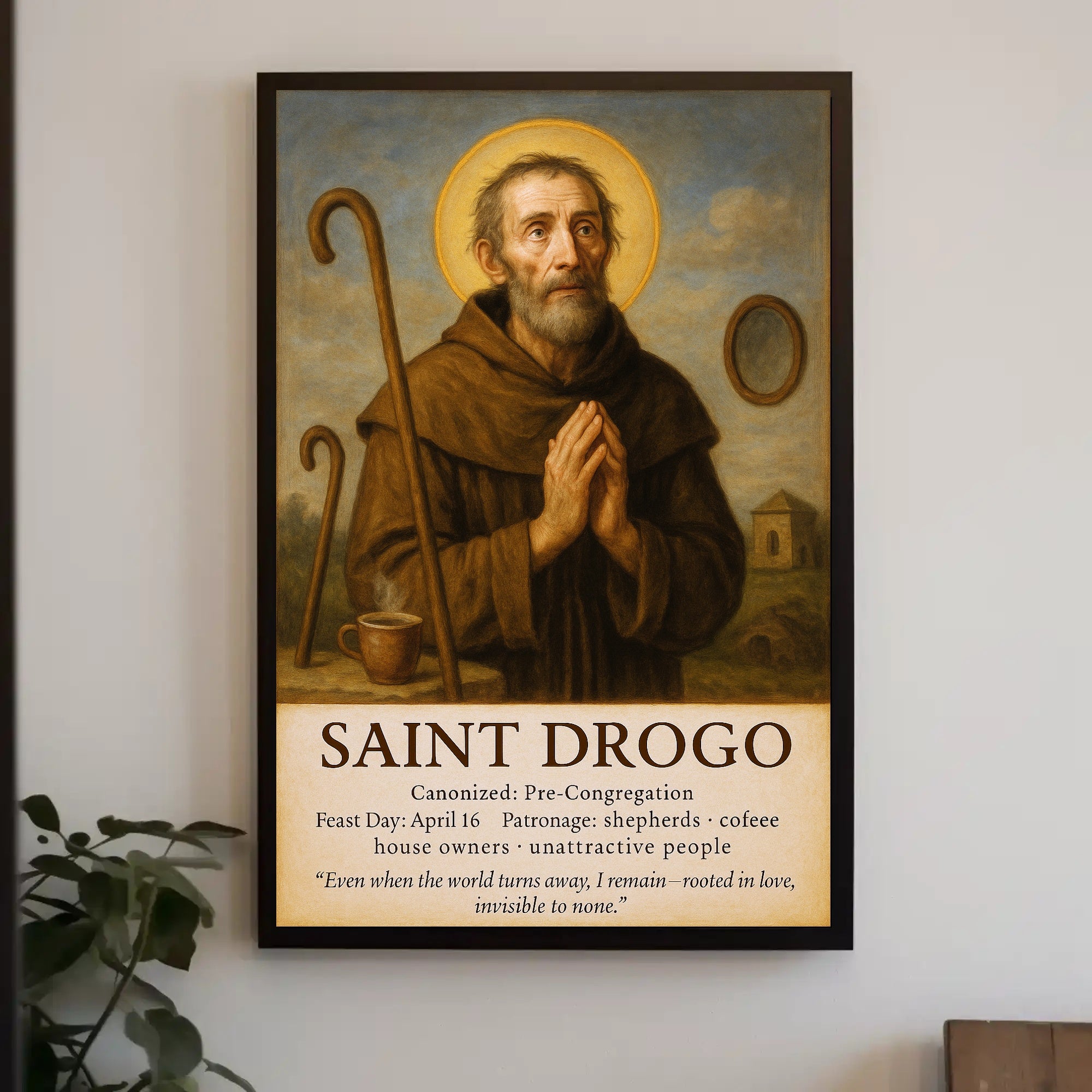 Saint Drogo Patron Saint Poster PosterGoat