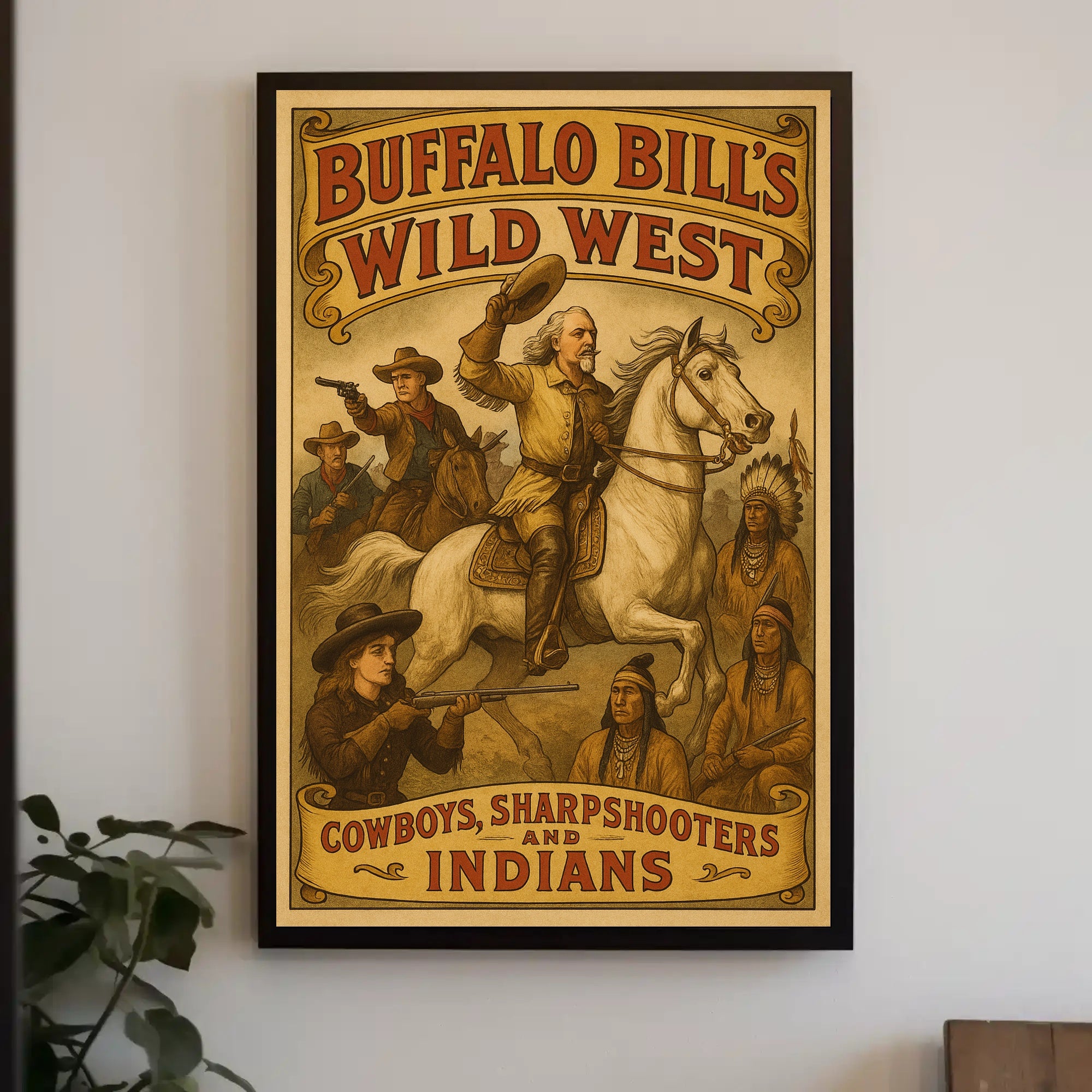 Buffalo Bills Wild West Show Poster Print PosterGoat
