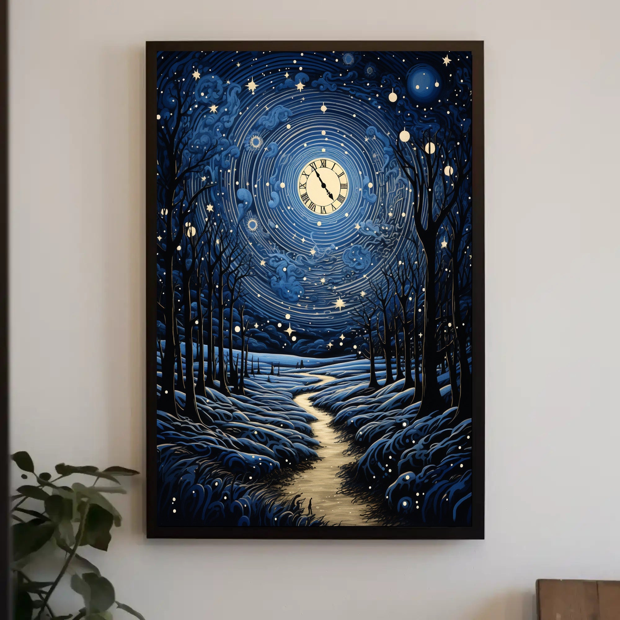 Celestial Nightscape Poster PosterGoat