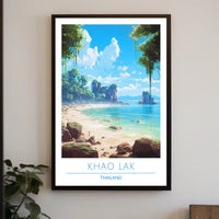 Serene Coastal Escape Poster