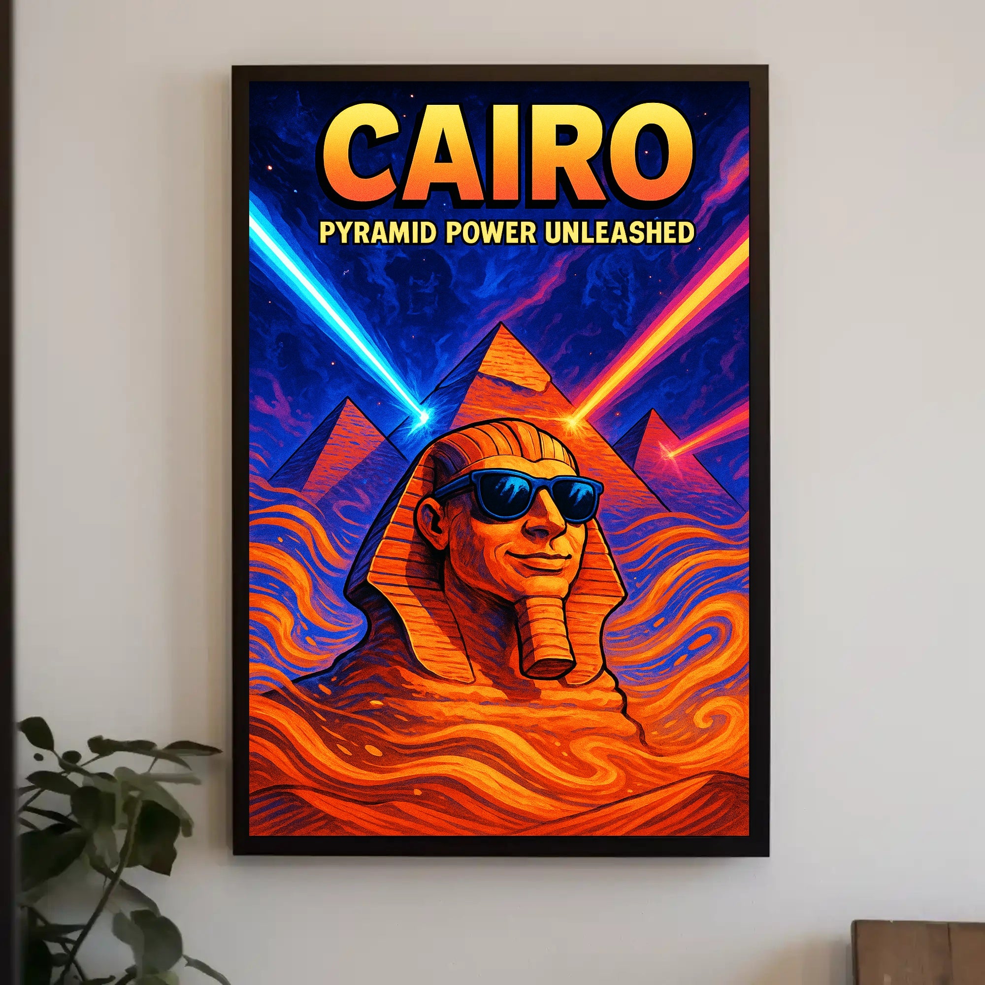 Cairo Pyramid Power Unleashed Poster PosterGoat