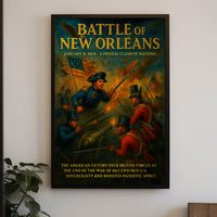 Battle Of New Orleans A Pivotal Clash Poster