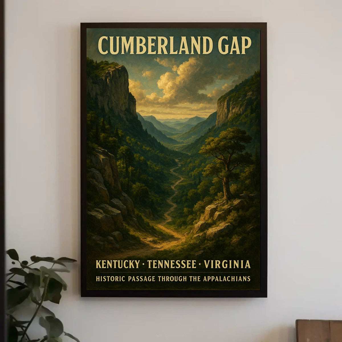 Cumberland Gap Historic Passage Poster