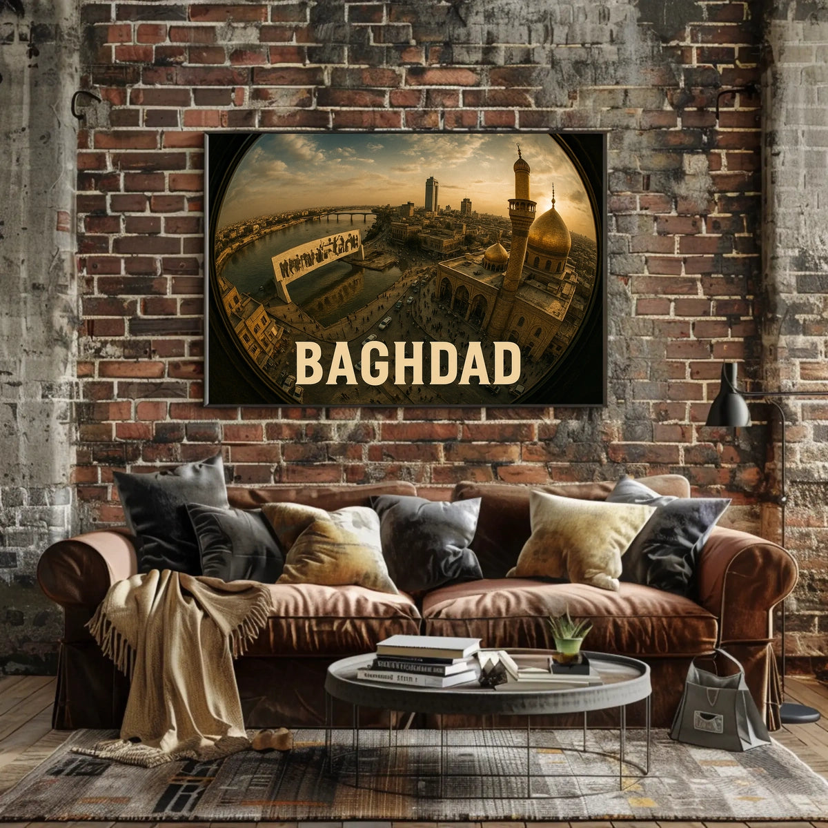 Baghdad Cityscape Poster