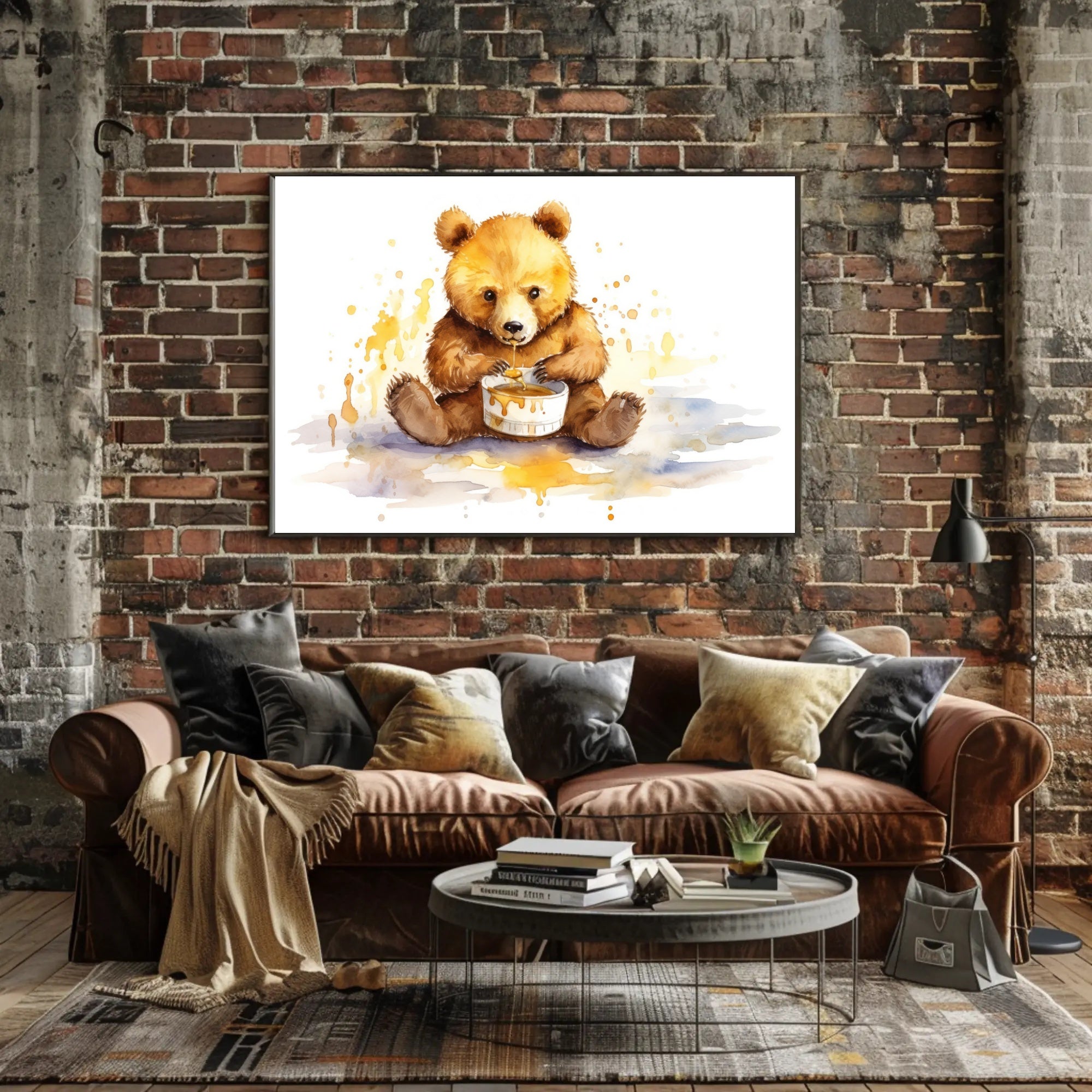 Honey Bear Delight Poster