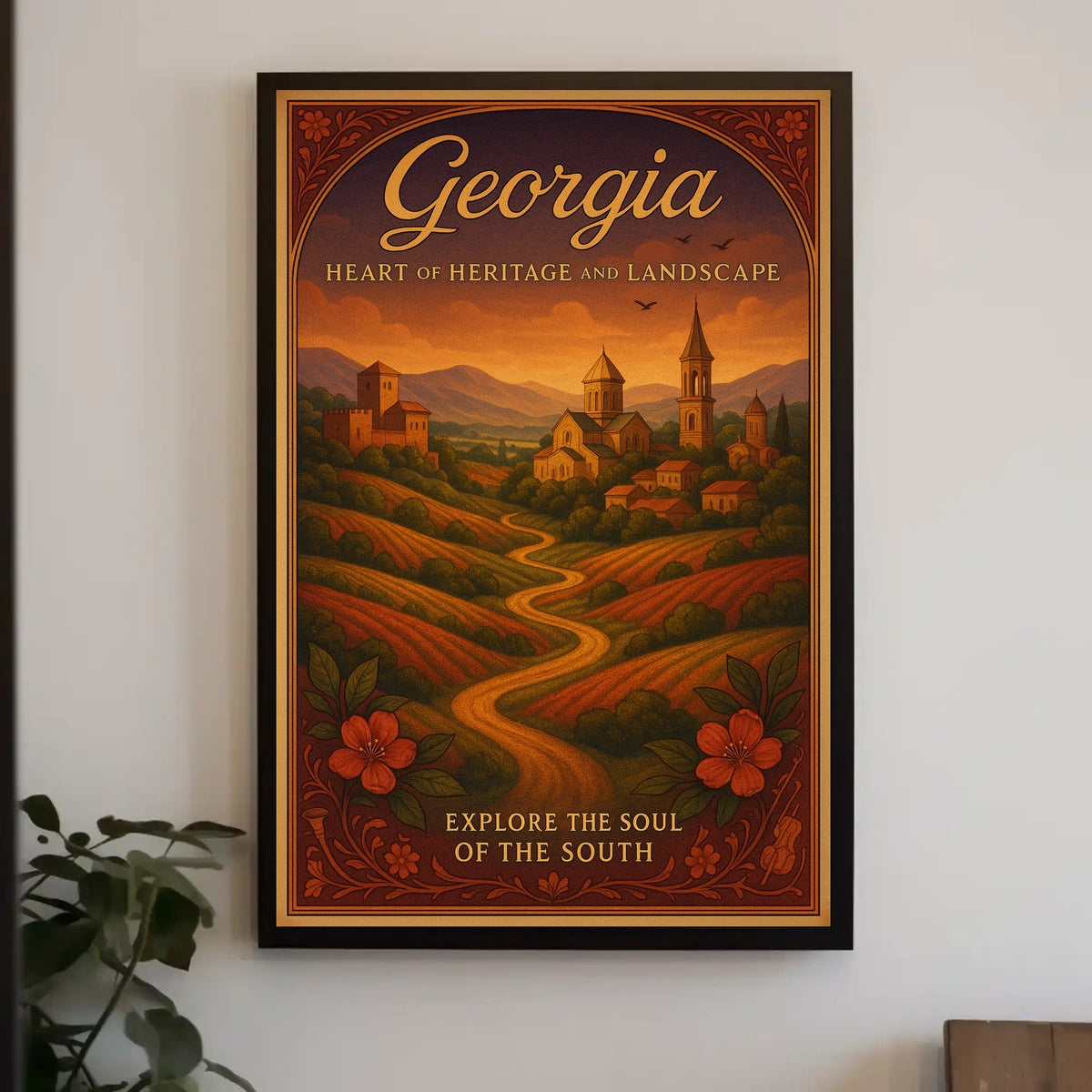 Georgia Heart Of Heritage And Poster