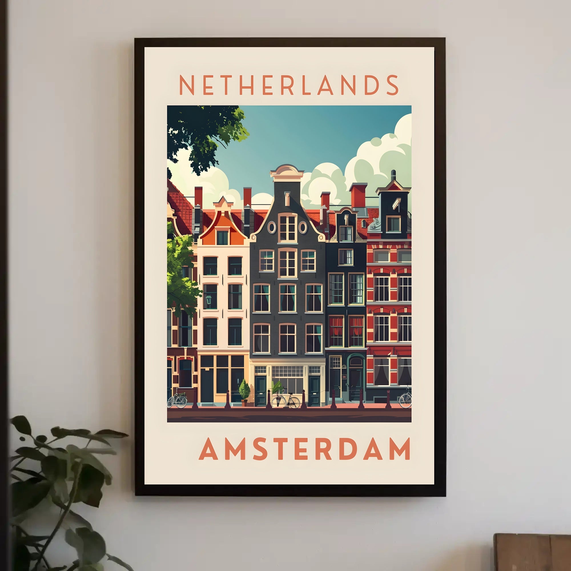 Amsterdam Architecture Poster