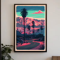 Desert Sunset Serenity Poster