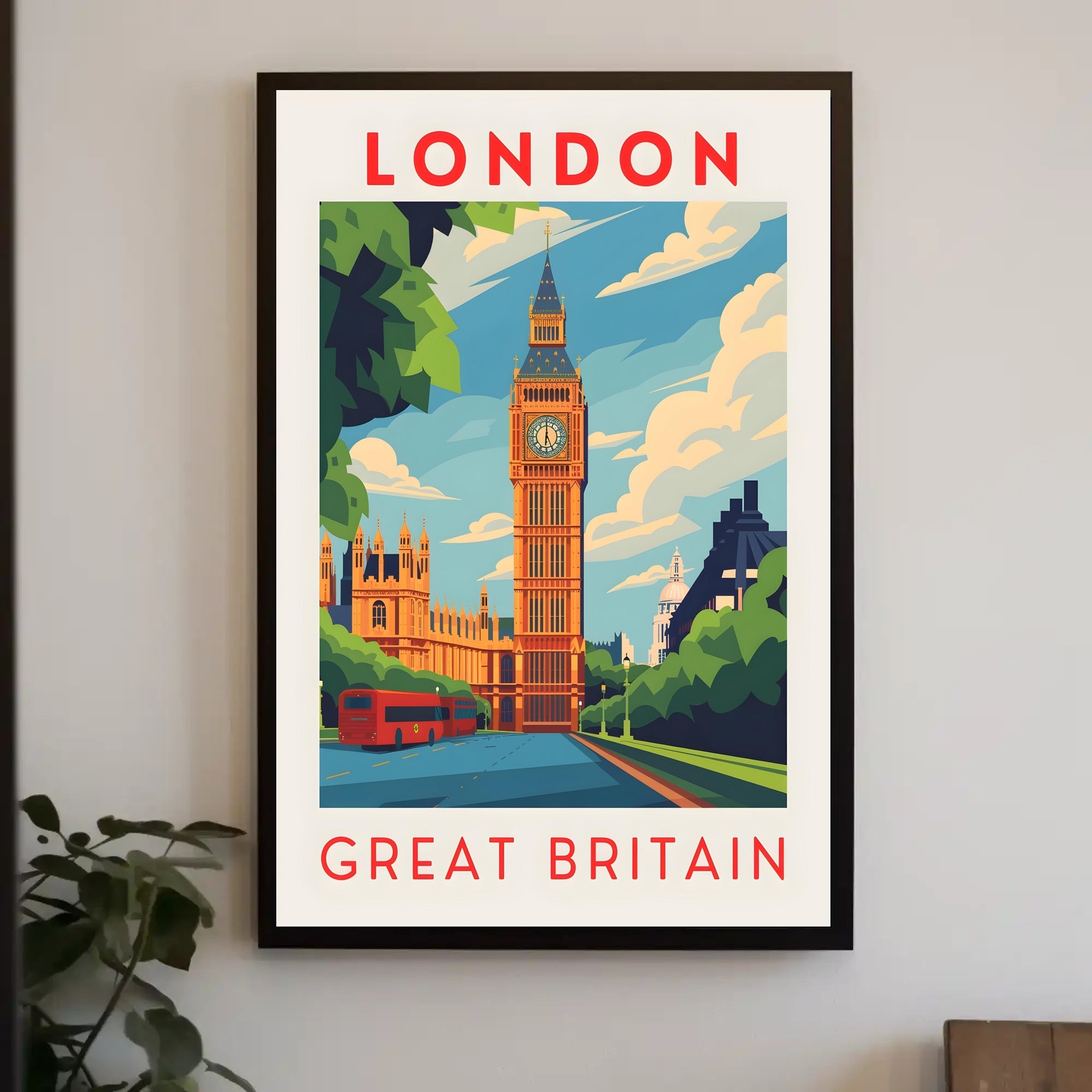Big Ben Extravaganza: Iconic Travel Poster