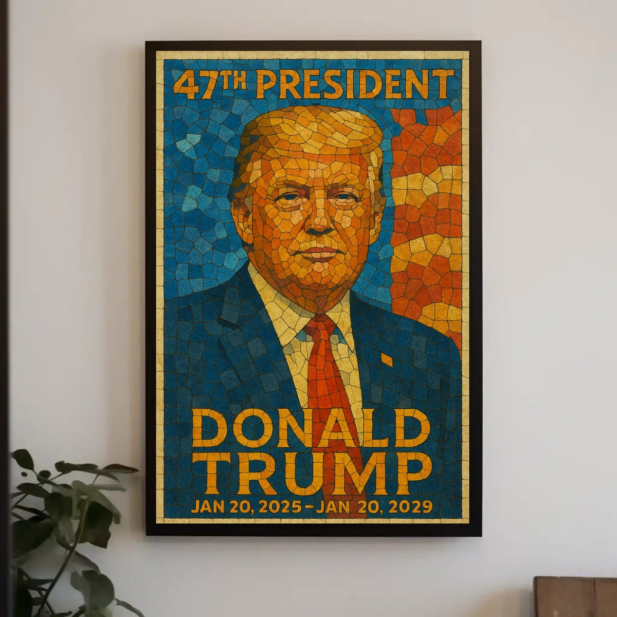 Trump Vision Triumph Pop Art Patriotic Poster