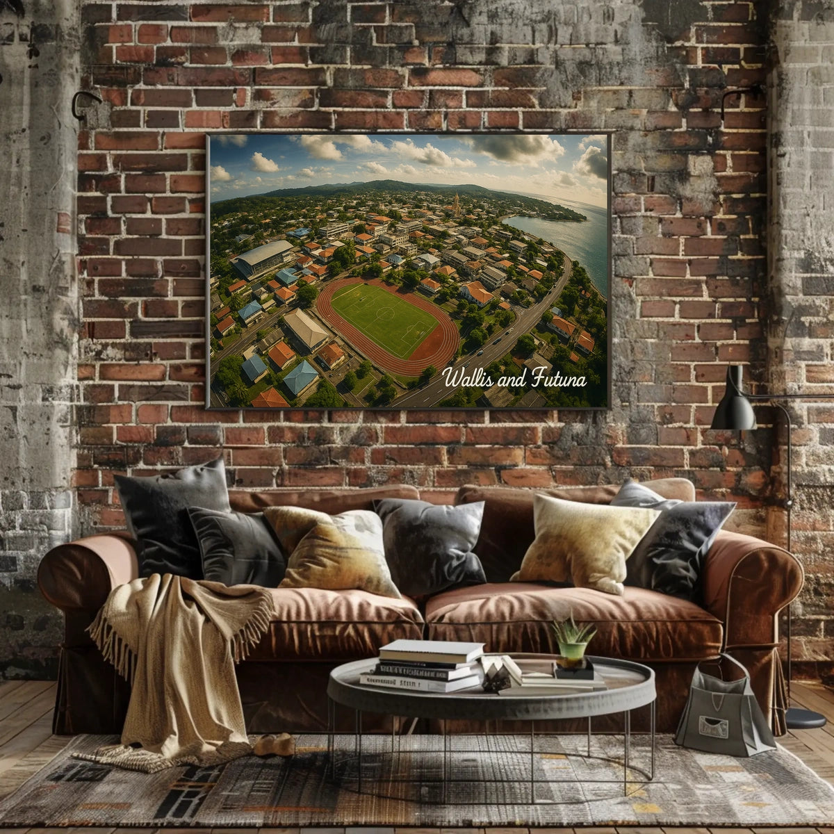 Wallis and Futuna Aerial View Poster