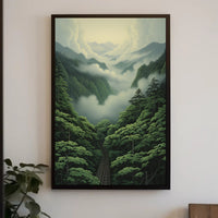 Journey Through The Misty Mountains Poster