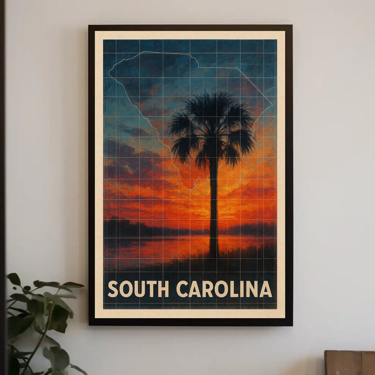 South Carolina Sunset Poster