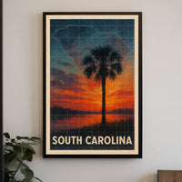 South Carolina Sunset Poster