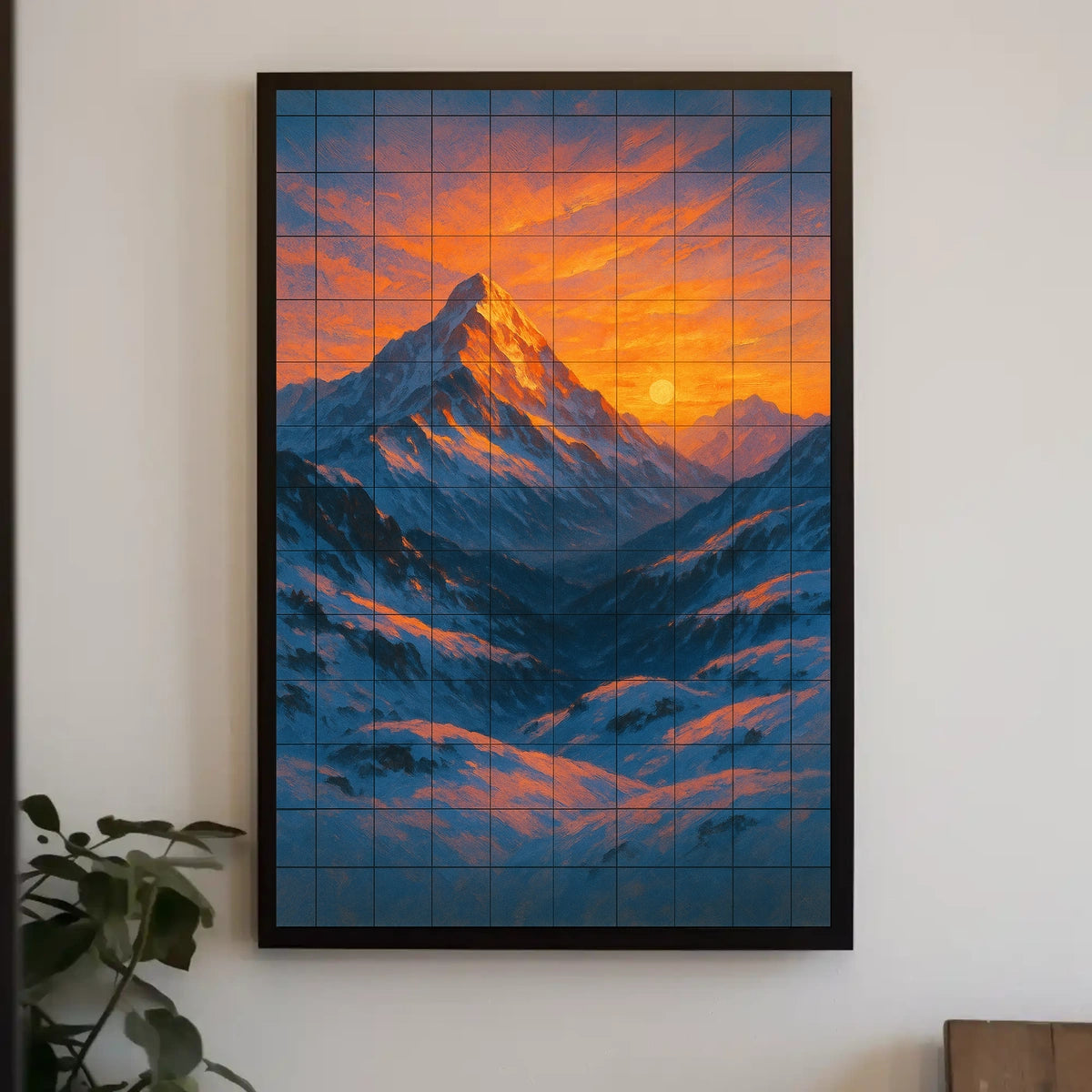 Mountain Sunrise Landscape Poster