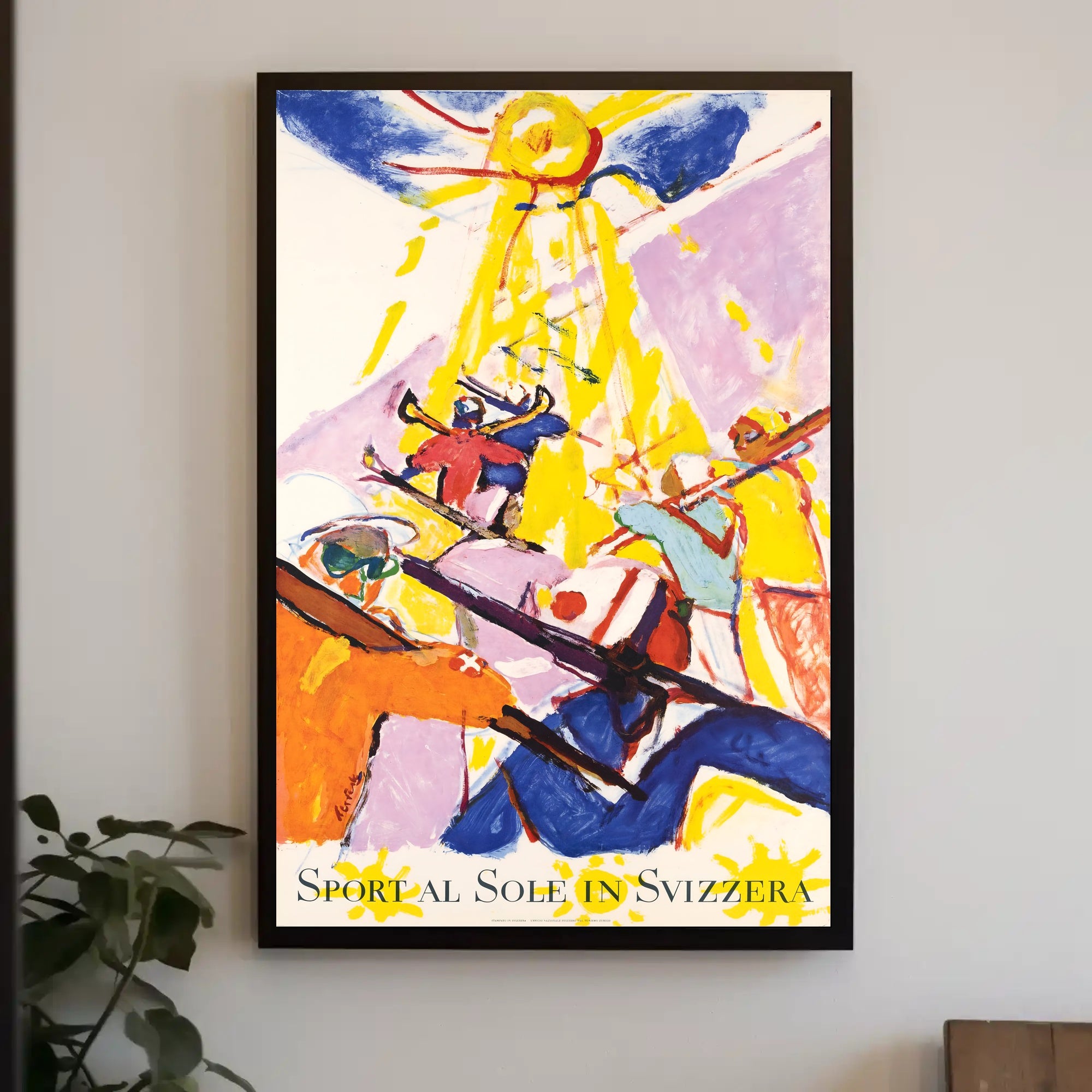 Sport and Sun in Switzerland Poster PosterGoat