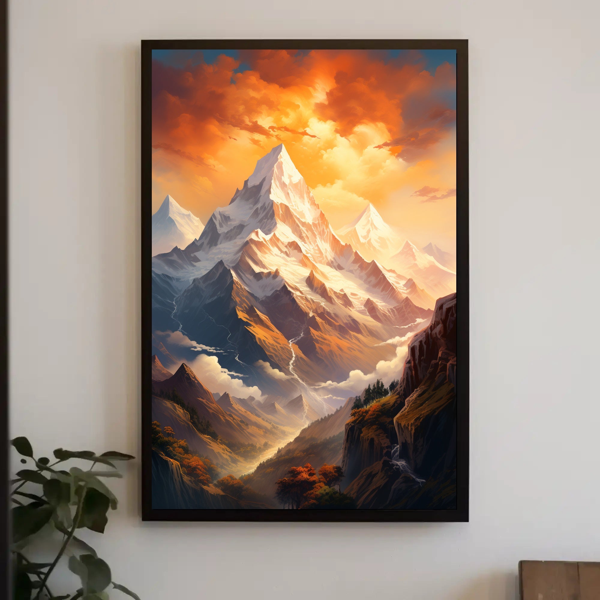 Majestic Mountain Landscape Poster