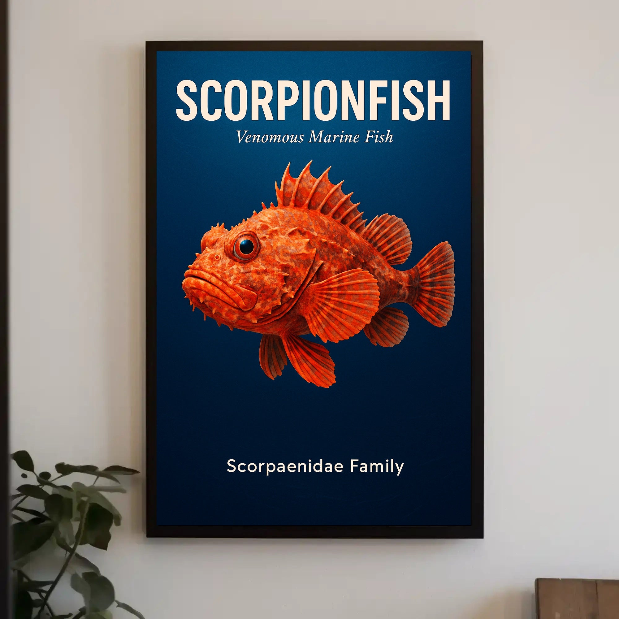 Scorpionfish Venomous Marine Fish Poster PosterGoat