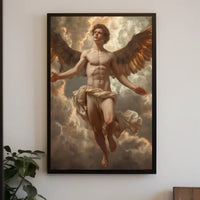 Vintage Coastal City Art Deco Style Poster