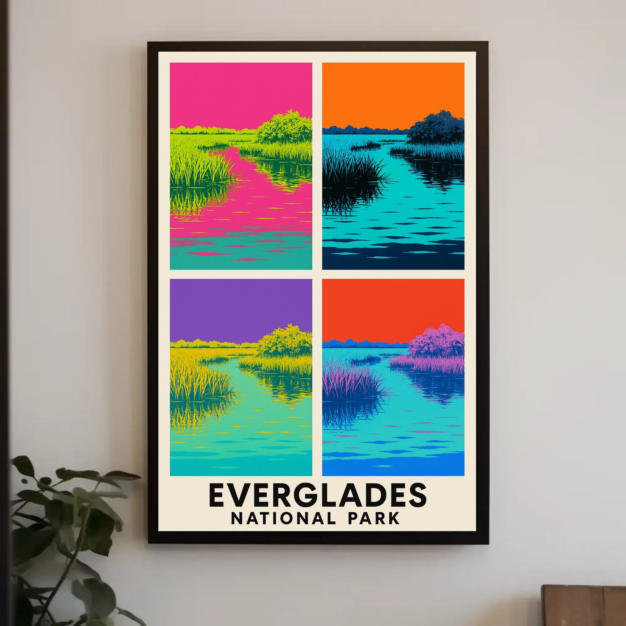 Everglades National Park Vibrant Reflections Poster