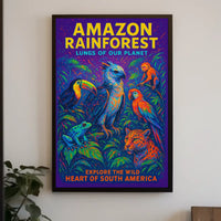 Amazon Rainforest Lungs of Our Planet Poster