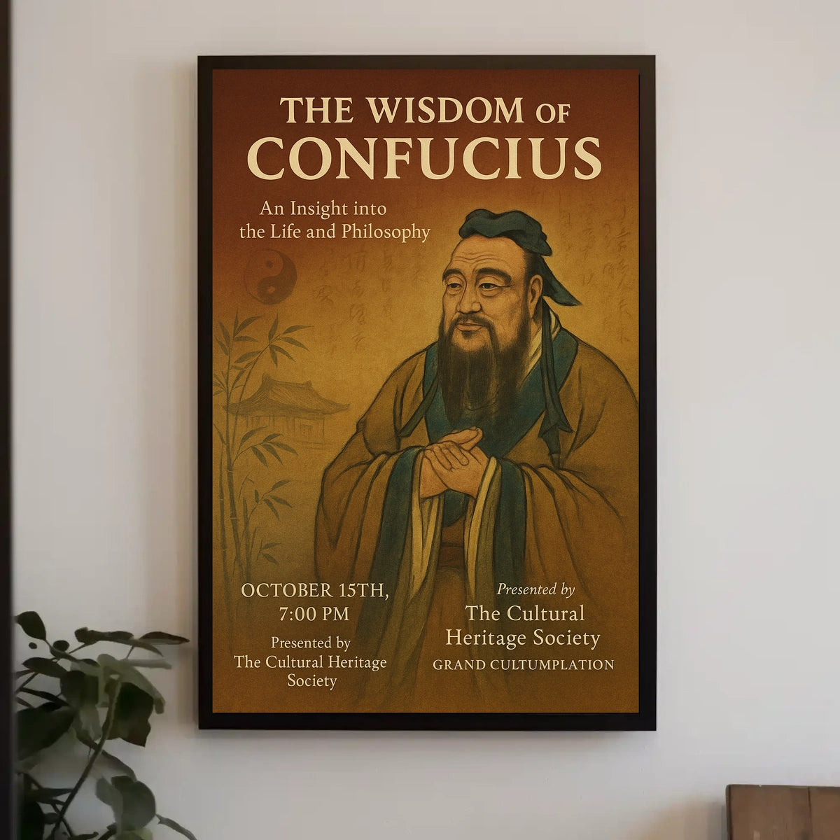 The Wisdom of Confucius Poster