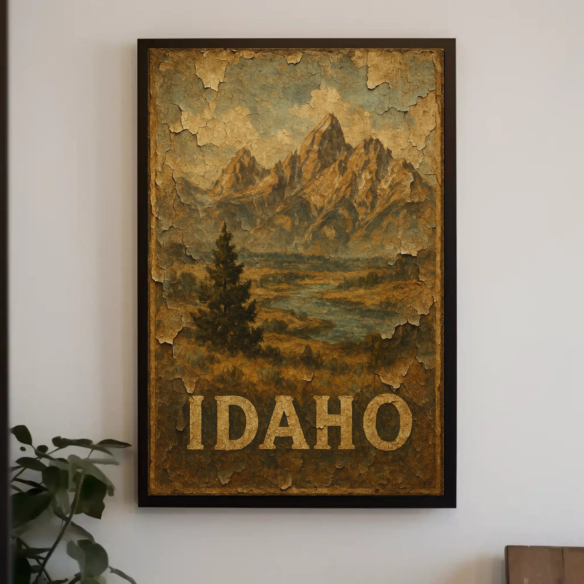 Idaho Landscape Art Poster