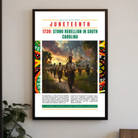 Stono Rebellion History Empowering Cultural or Heritage Poster