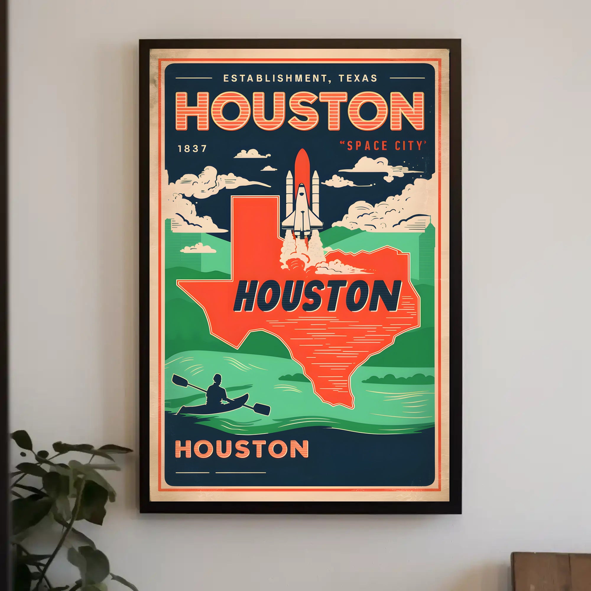 Houston: Space City Poster