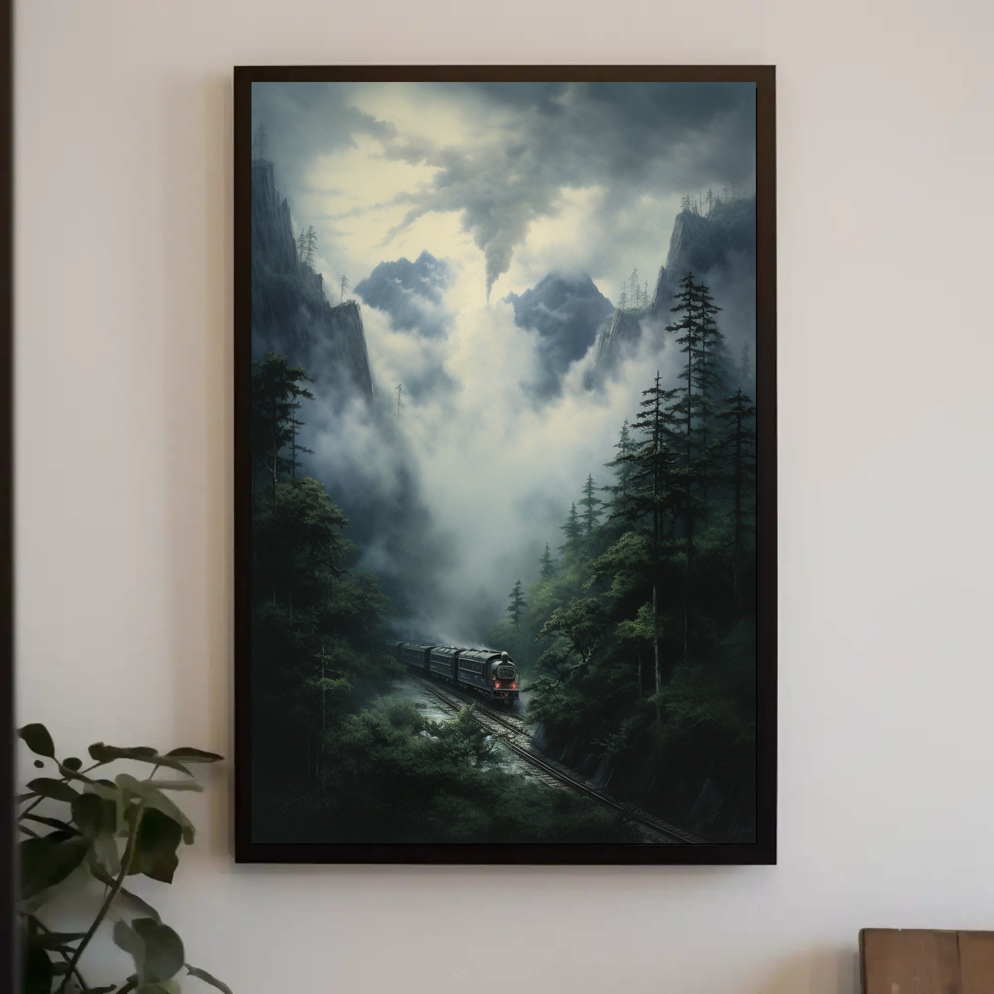Journey Through The Misty Mountains Poster PosterGoat