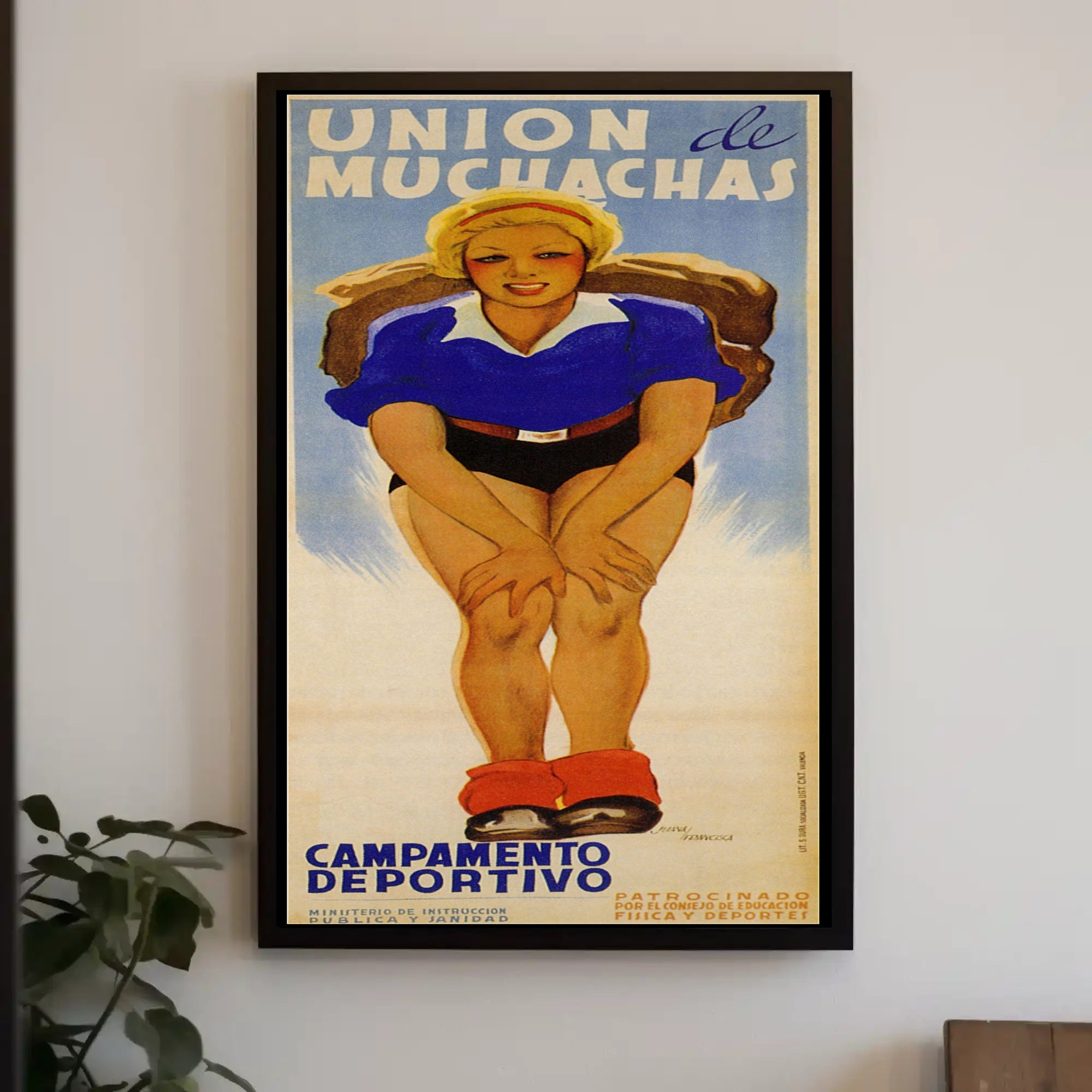Union of Girls: Vintage Sports Camp Poster