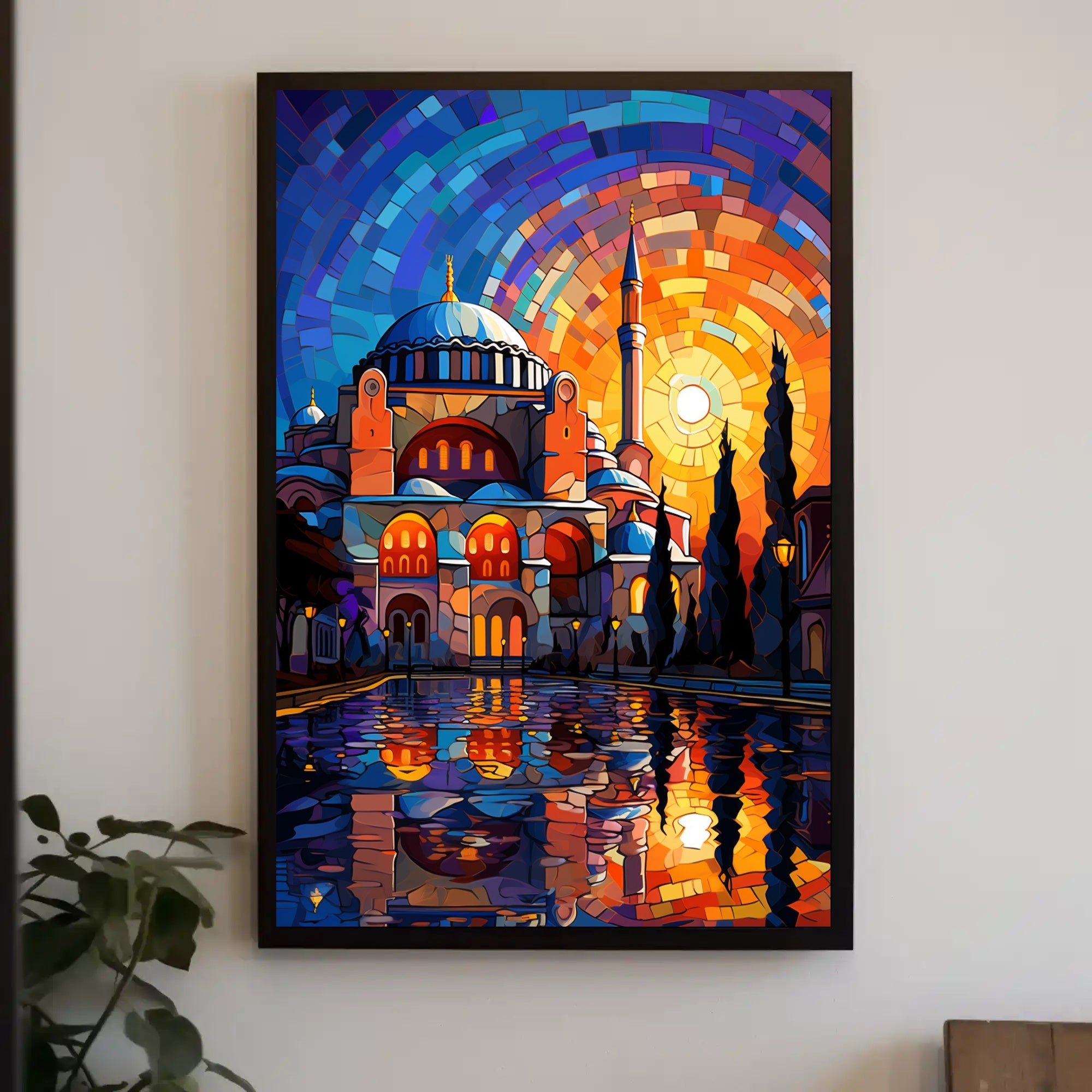 Radiant Reflections Of Architecture Poster
