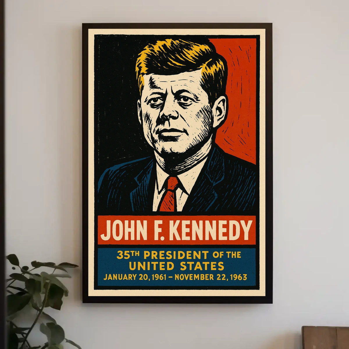 John F. Kennedy 35th President Poster