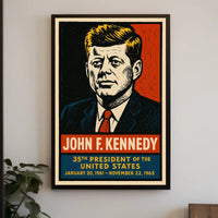 John F. Kennedy 35th President Poster