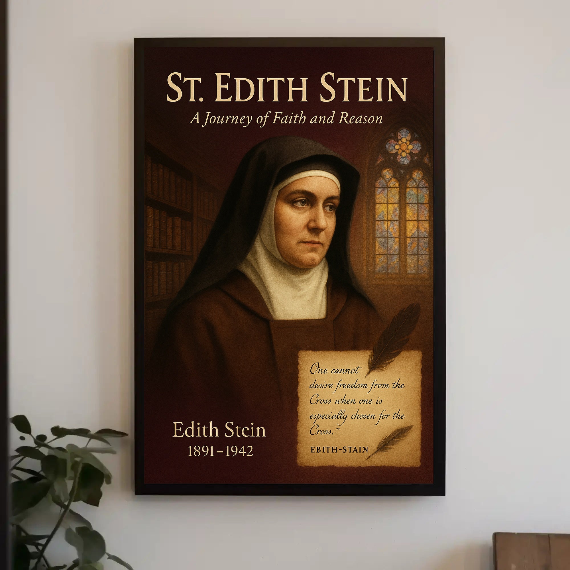 St. Edith Stein A Journey of Faith and Reason Poster PosterGoat
