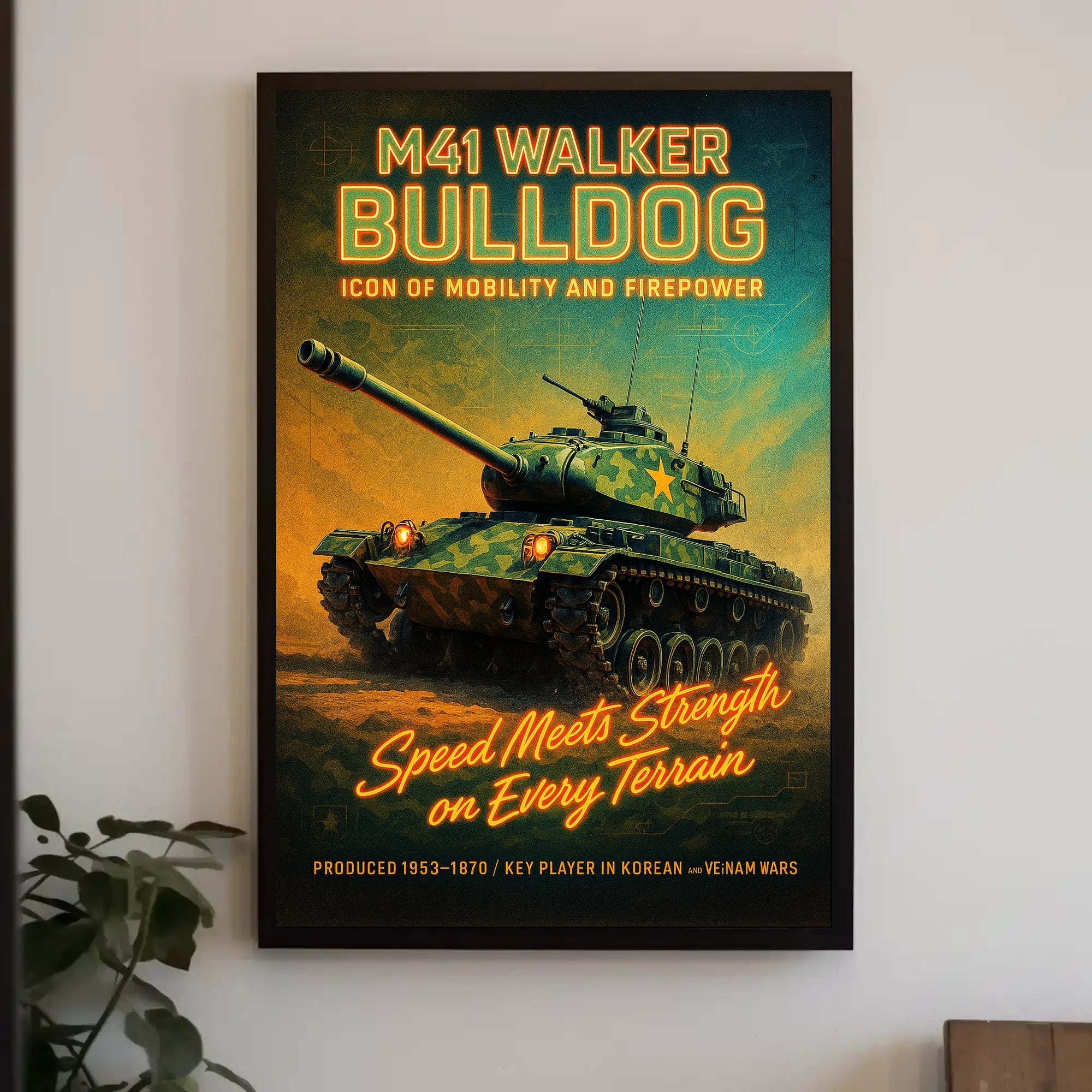 M41 Walker Bulldog Poster PosterGoat