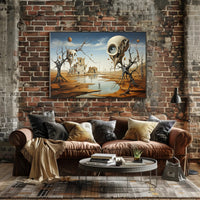 Dreamscape with Eerie Eye Trees Fantasy or Mythology Poster