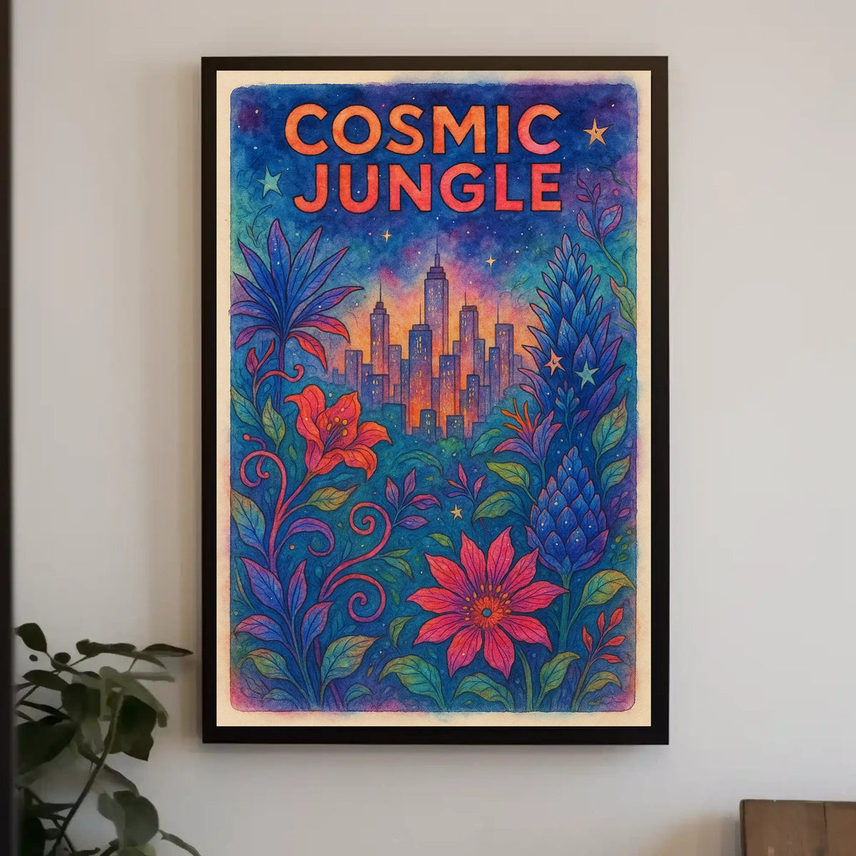COSMIC JUNGLE: Enchanting Urban Fantasy and Mythology Poster