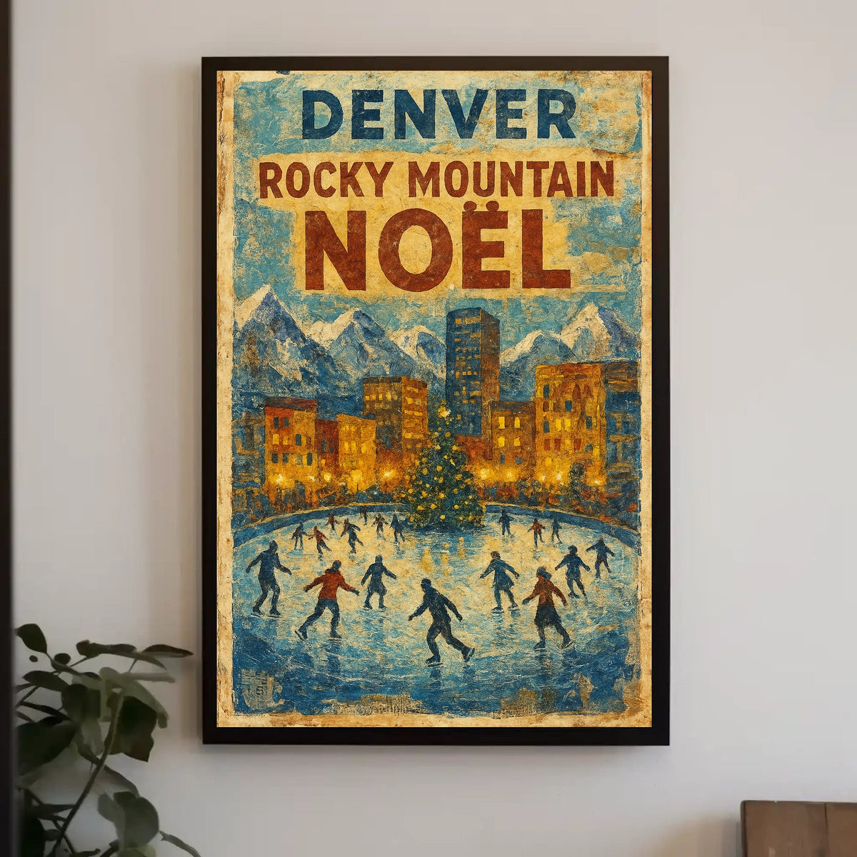 Denver Rocky Mountain NoΓ«l Poster