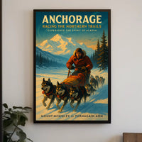 Racing the Northern Trails Poster