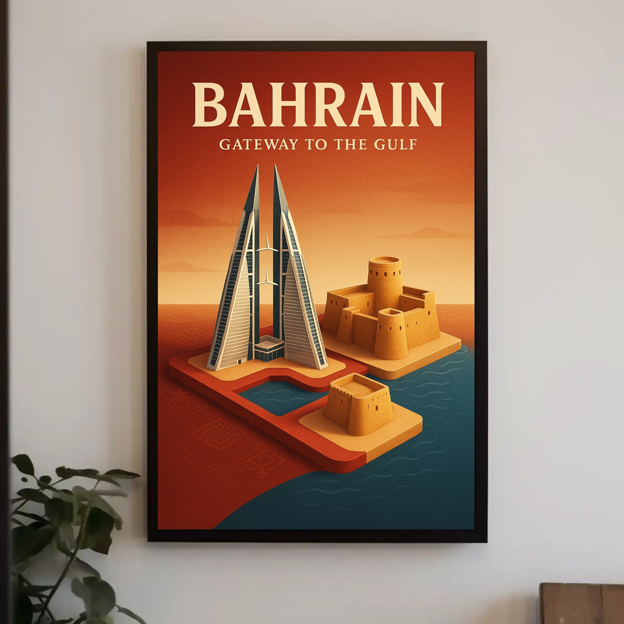 Bahrain Gateway to the Gulf Cultural Heritage Poster