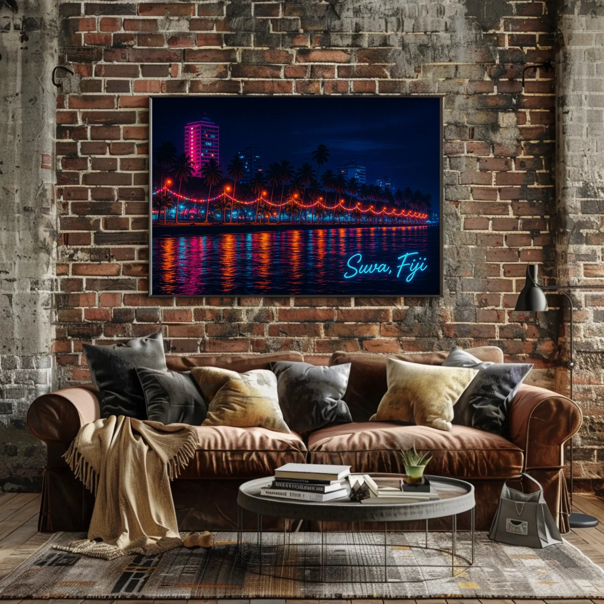 Suva, Fiji Nightscape Poster