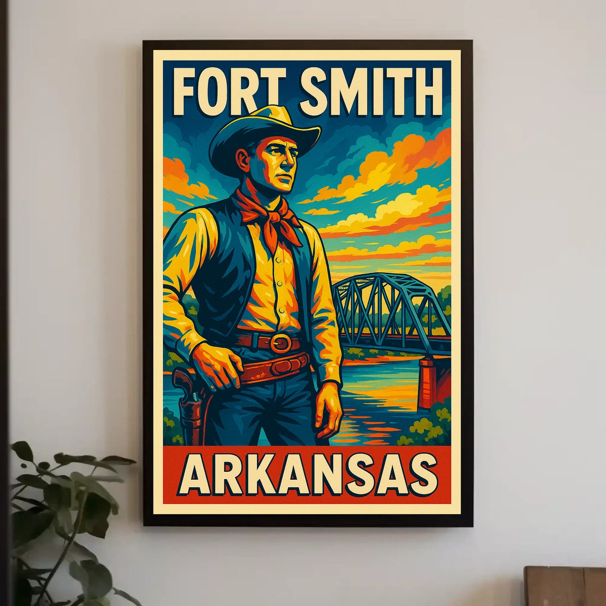 Fort Smith, Arkansas Western Heritage Poster